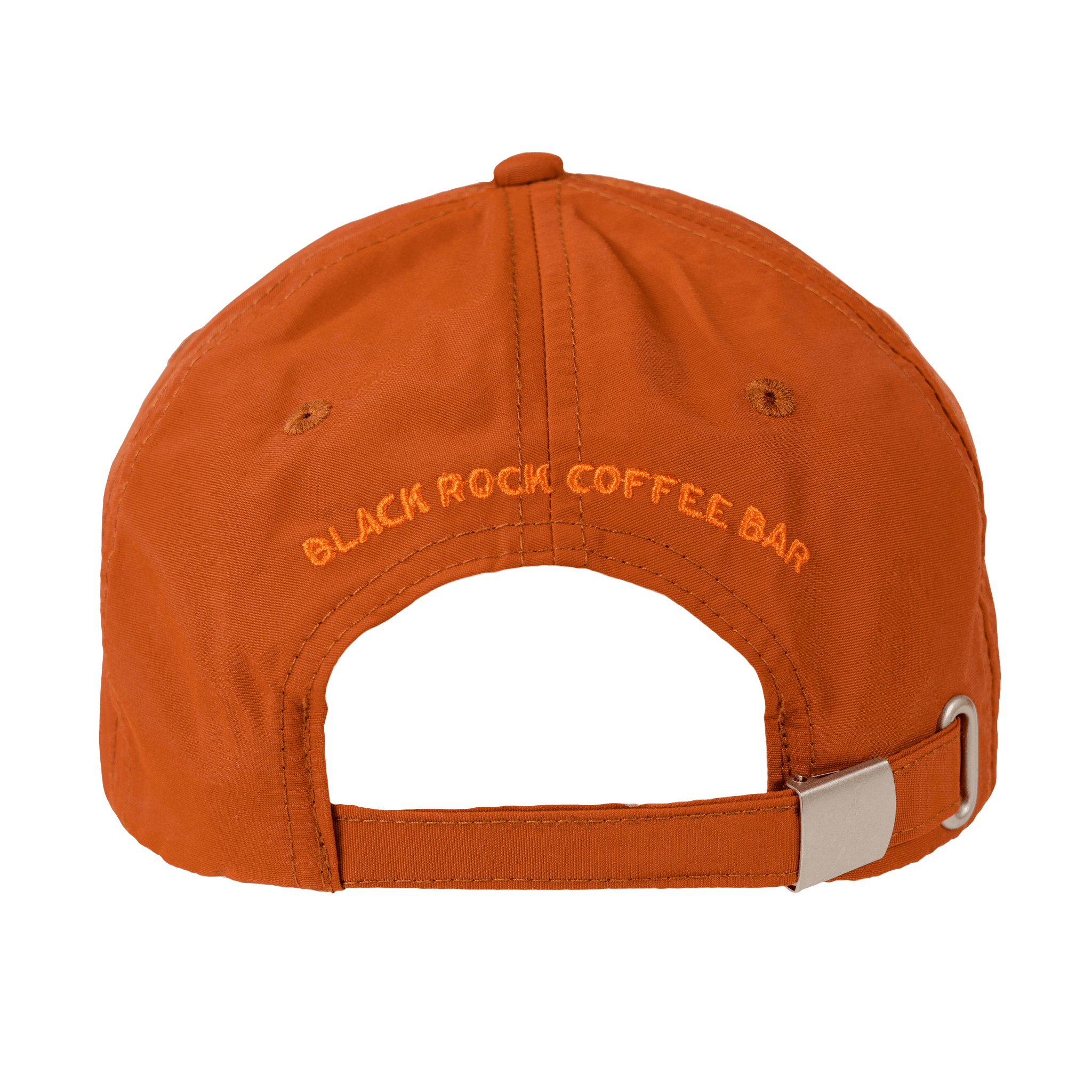 Burnt Orange Nylon Baseball Cap
